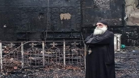  بيان عاجل بالبرلمان لطلب سرعة اعادة بناء كنيسة حلوان المحترقه والكهنة  