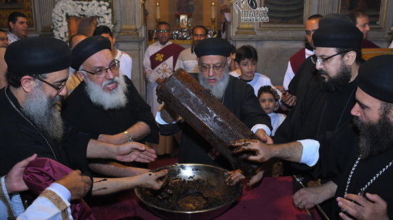  بالصور الكاتدرائية المرقسية بالإسكندرية تشهد الاحتفال بعيد القديس مرقس وتطييب رفاته 