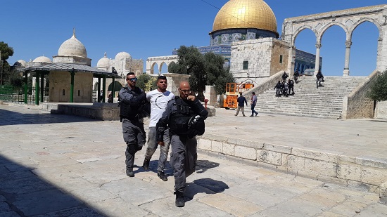   الجيش الإسرائيلي يعتقل حارس المسجد الأقصى 