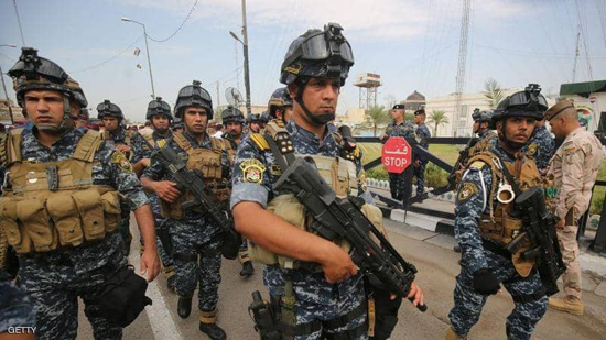  أفراد من من الشرطة العراقية يتبعون وزارة الداخلية.