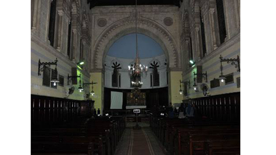 كاتدرائية القديس مرقس الأسقفية بالمنشية بالإسكندرية . 