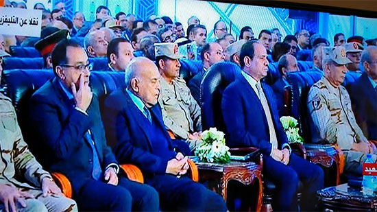 دكتور مجدي يعقوب بجوار الرئيس في افتتاح عدد من المشروعات ببورسعيد
