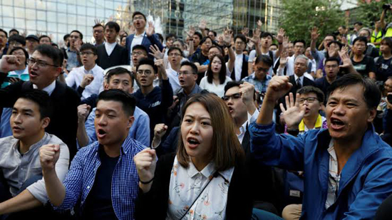  غضب يجتاح حكومة هونج كونج  