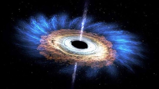  علماء يكتشفون ثقب أسود عملاق بمجرة 