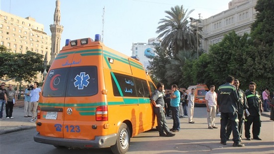 إصابة 5 أشخاص في حادث انقلاب توك توك من أعلي كوبري عامر بالشرقية