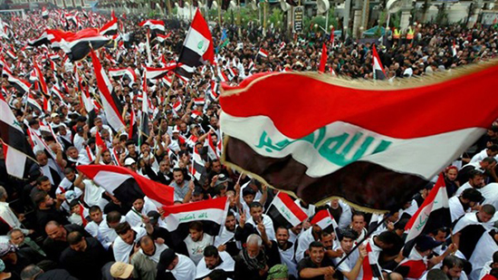 النظام العراقي يستخدم ورقة التظاهرات المفتعلة للنجاة