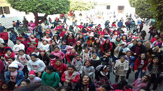مدرسة الراهبات ببني سويف تحتفل بالكريسماس 