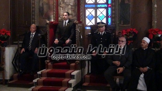 كنيسة الروم الأرثوذكس تحتفل بعيد الميلاد بحضور نائب عن الرئيس وسفير اليونان
