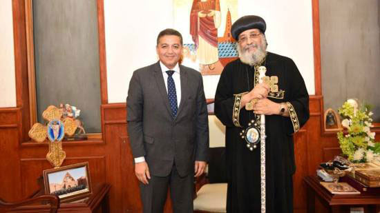 السفير المصري في فينا يهنئ الجالية القبطية بعيد الميلاد 