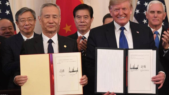 واشنطن وبكين توقعان اتفاق التجارة 