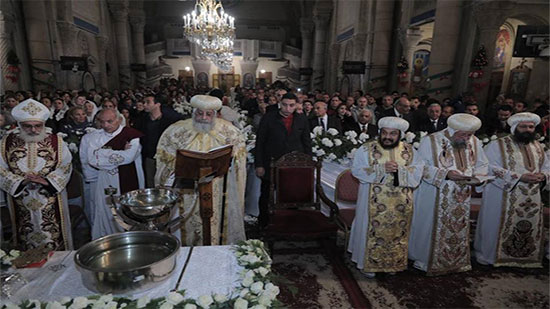 البابا تواضروس يصلى قداس عيد الغطاس بالإسكندرية
