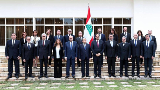 الحكومة اللبنانية المشكلة حديثا