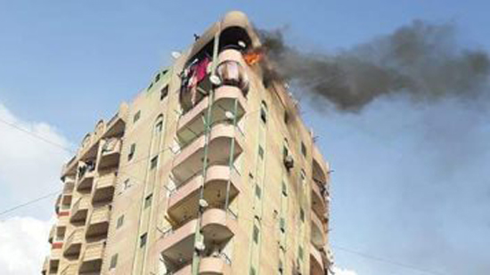 السيطرة على حريق شقة سكنية فى مصر القديمة دون إصابات
