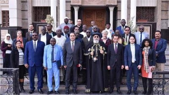  البابا تواضروس يستقبل وفد الإعلام و التعاون الإفريقي