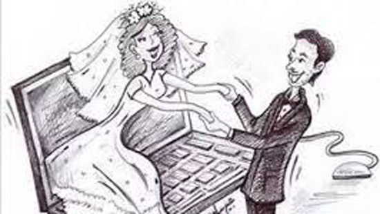 دراسة عن جامعة فيينا : الزواج عبر الإنترنت وسيلة لتقليل فرص الطلاق
