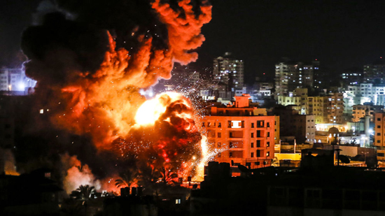 إطلاق صاروخ من طائرة استطلاع إسرائيلية على موقع جنوب قطاع غزة