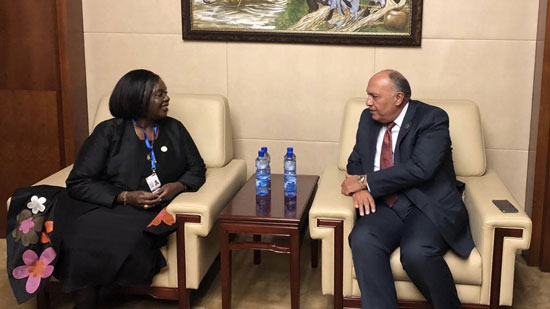 وزير الخارجية يلتقي مع نظيرته الكينية بأديس أبابا لبحث القضايا المشتركة 
