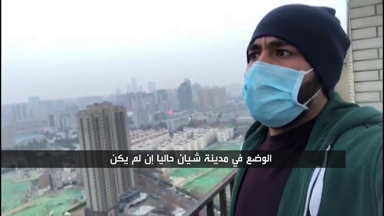 بالفيديو.. طالب كويتي يعيش بالصين: السلطات منعتنا من الخروج
