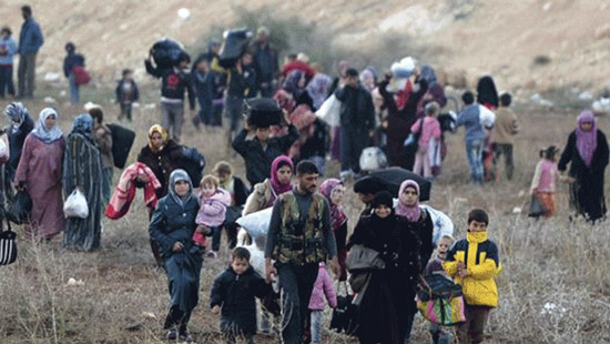 اللاجئين السوريون يواجهون خطر الموت جراء قساوة الشتاء بلبنان 
