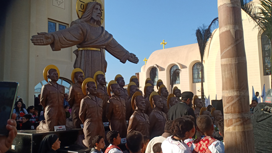 تماثيل شهداء مصر بليبيا
