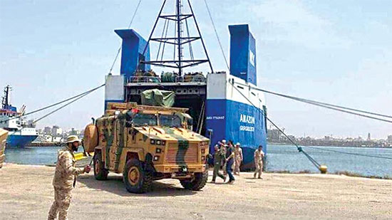 الجيش الوطني الليبي: أسلحة تركية وصلت إلى ميناء مصراتة البحري