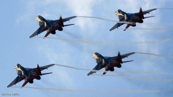 الطيران الروسي يستهدف مواقع للقوات التركية في 