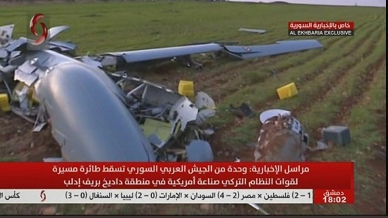  الجيش السوري يُسقط طائرة مسيرة تركية في ريف 