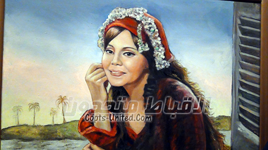 لمسة وفاء للفنانة القديرة ماجدة في معرض جمعية المحافظة علي التراث
