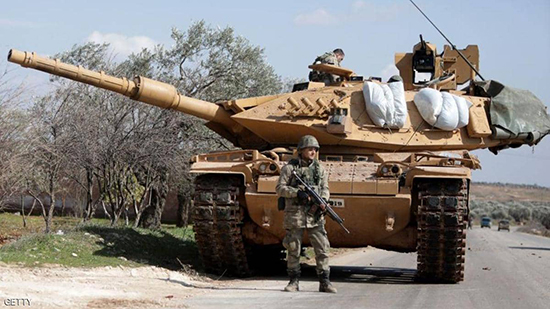 دبابة تابعة للجيش التركي في سوريا