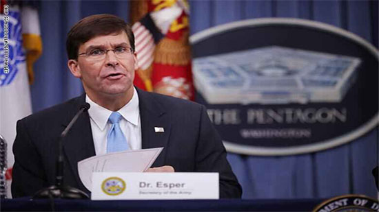 وزير الدفاع الأمريكي يُهدد طالبان بإلغاء الاتفاق في حال خرقه 