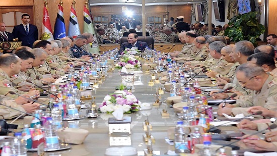  الرئيس السيسى يترأس اجتماعاً لقيادات القوات المسلحة بوزارة الدفاع 
