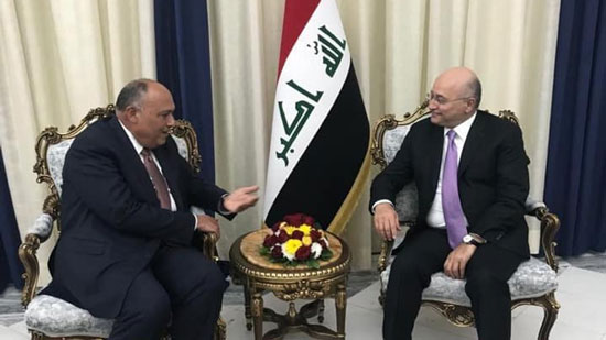 الرئيس العراقي : ندعم مساعي مصر في الحفاظ علي مصالحها المائية