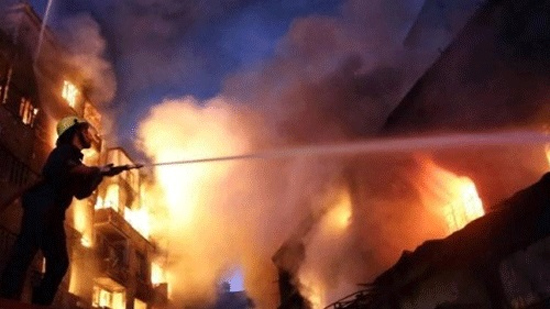 بسبب انفجار أسطوانة بوتاجاز..مصرع ربة منزل وإصابة شخصين في حريق بسوهاج