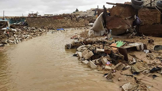 إيبارشية حلوان تنعي ضحايا السيول في منطقة الزرايب
