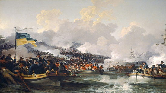  معركة أبو قير في الإسكندرية بين القوات البريطانية والفرنسية