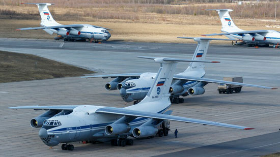 طائرات روسية محملة بمساعدات طبية إلى إيطاليا