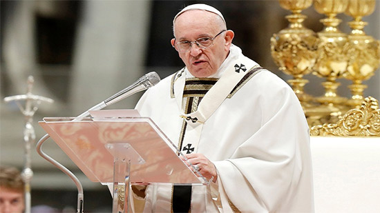 البابا فرنسيس يدعو لإيقاف كافة النزاعات و أشكال العداء حول العالم 
