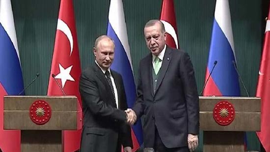 بوتين يبحث هاتفيا مع أردوغان التسوية بسوريا والملف الليبي
