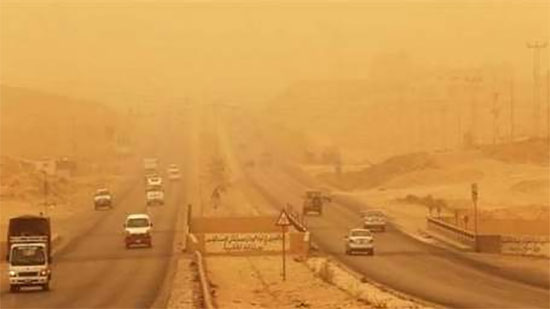 الأرصاد تُعلن موعد انتهاء العاصفة الترابية على مصر
