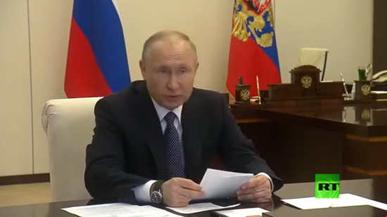  فيديو .. الرئيس بوتين : ذروة فيروس كورونا لم تبدأ بعد 