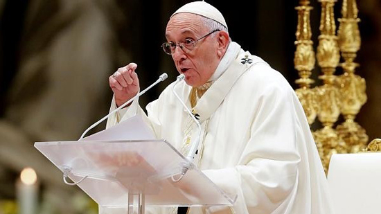  البابا فرنسيس : خلصنا الله راضيا بأن يسحقه شرنا