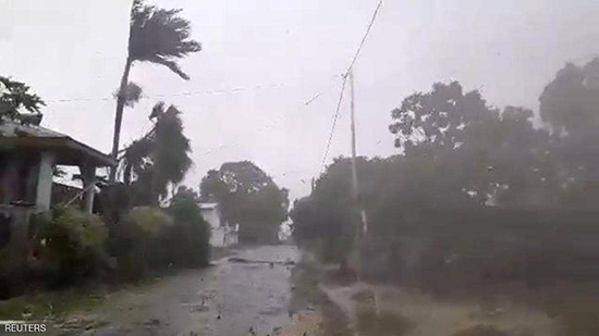 إعصار هارولد يضرب بقوة جزر المحيط الهادئ