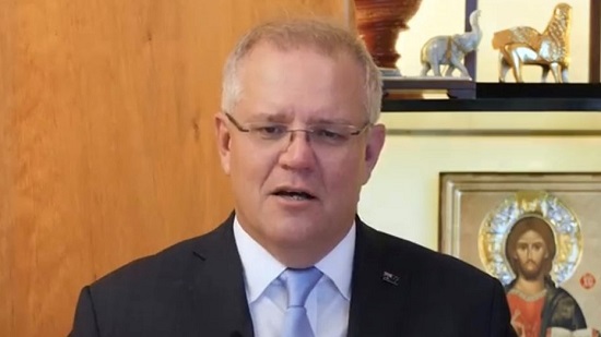  بالفيديو رئيس الوزراء الأسترالي يهنئ الأستراليون بعيد القيامة ويطالبهم بالبقاء بمنازلهم 
