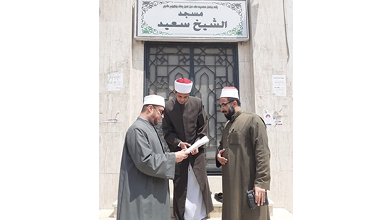 بالصور.. أوقاف السويس: حملات تفتيش مكثفة لمتابعة المساجد فى الجمعة