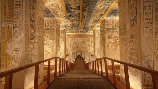 السياحة تطلق الليلة جولة افتراضية داخل مقبرة الملك رمسيس السادس
