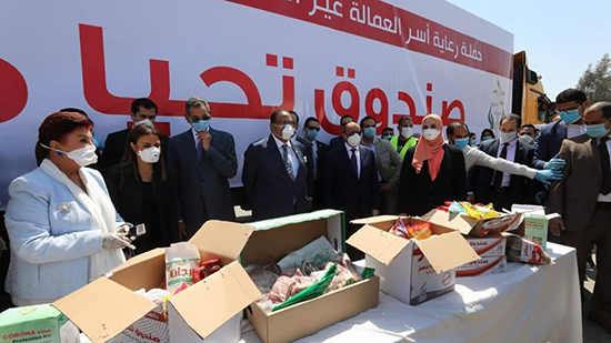صندوق تحيا مصر يرسل 3 قوافل للمواد الغذائية لأسر العمالة غير المنتظمة بـ3 محافظات