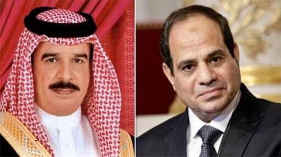 ملك البحرين و الرئيس السيسي 