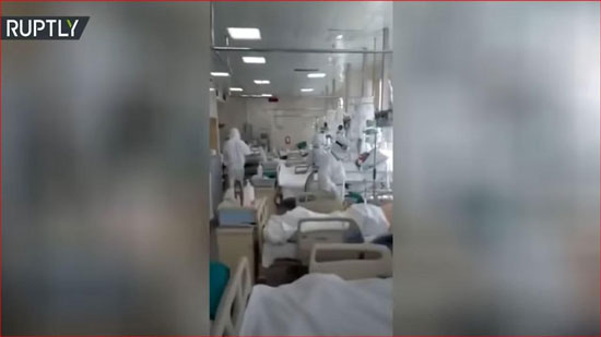  لخطورة الوضع.. طبيب روسي يصور فيديو داخل مستشفي لعلاج كورونا 