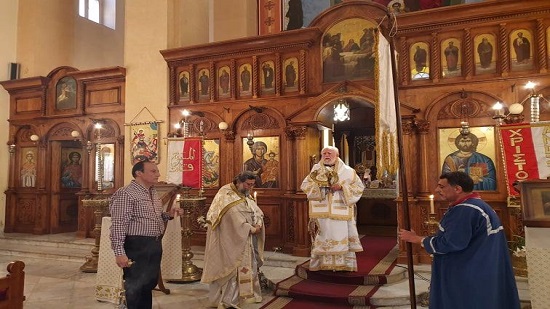 كنيسة الروم الأرثوذكس تحتفل بعيد أمير الشهداء
