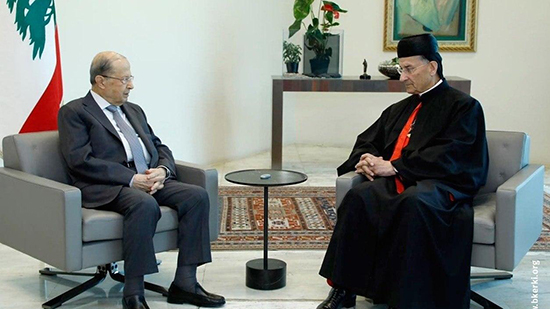 البطريرك بشارة الراعي يزور الرئيس ميشال عون في القصر الجمهوري